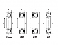 Deep groove ball bearing