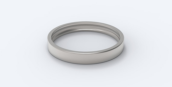 What is ECM processing of bearing ring raceway?