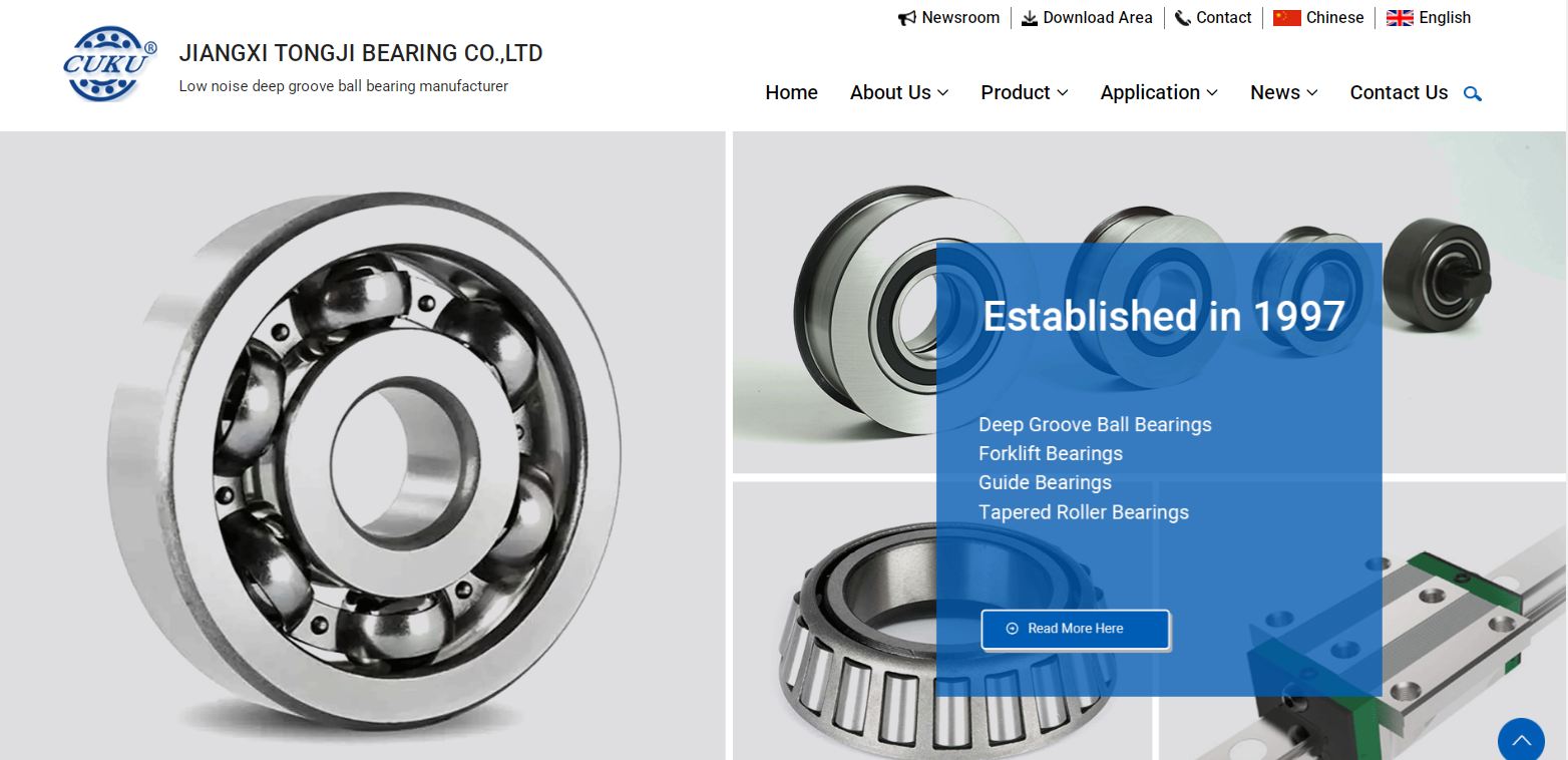 New Website, Enhanced Service – CUKU Bearing Steps into a New Era!